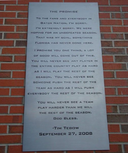 Deadspin | Tim Tebow's Promise Will Outlast Us All