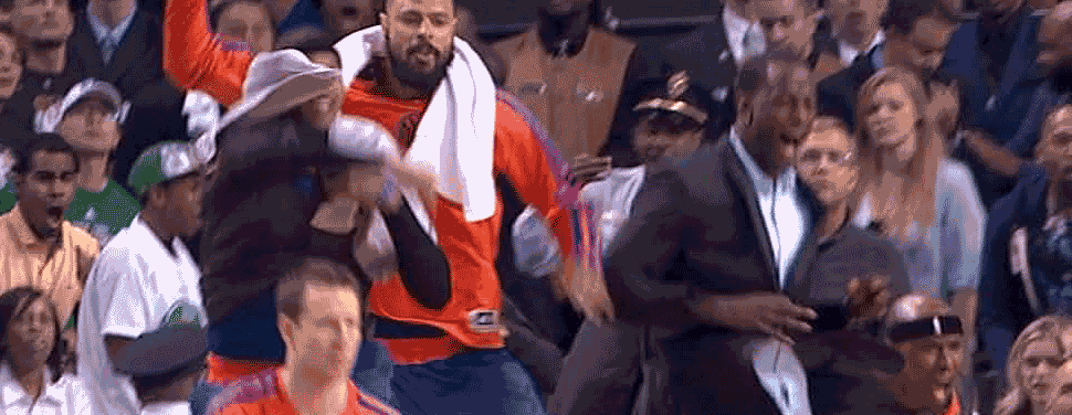 Rao Rasheed Security Guard Deadspin | Security Guard Celebration Is An Homage To Rasheed Wallace