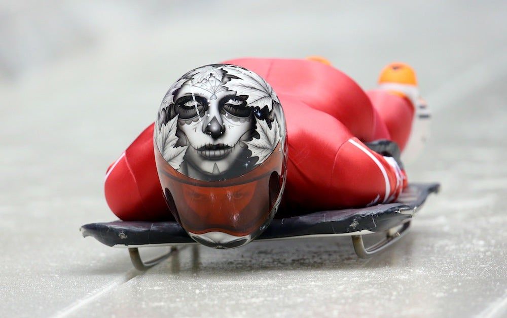 Deadspin | Skeleton Helmets Are The Coolest Thing At The Olympics