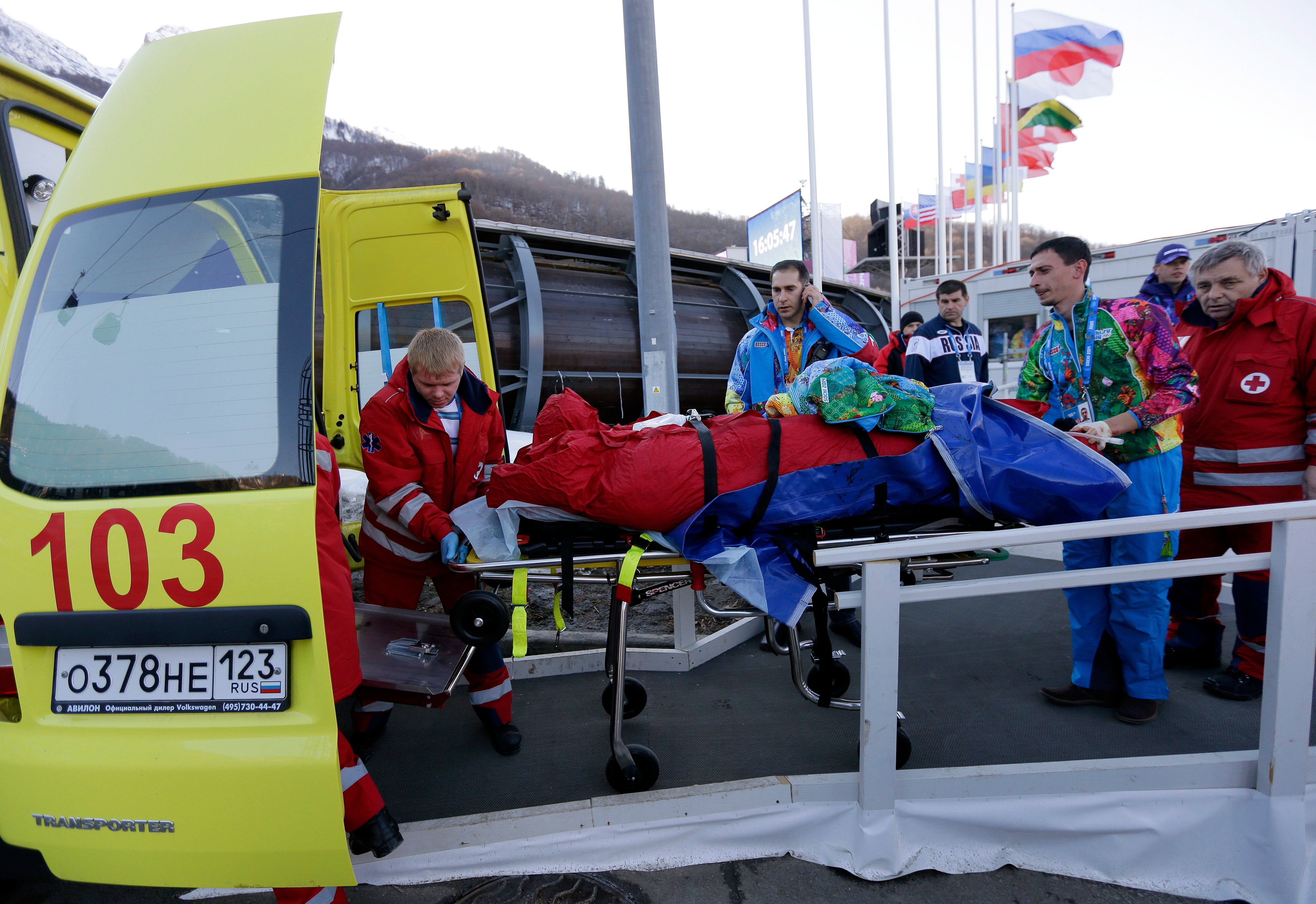 Deadspin Track Worker Struck, Injured By Bobsled