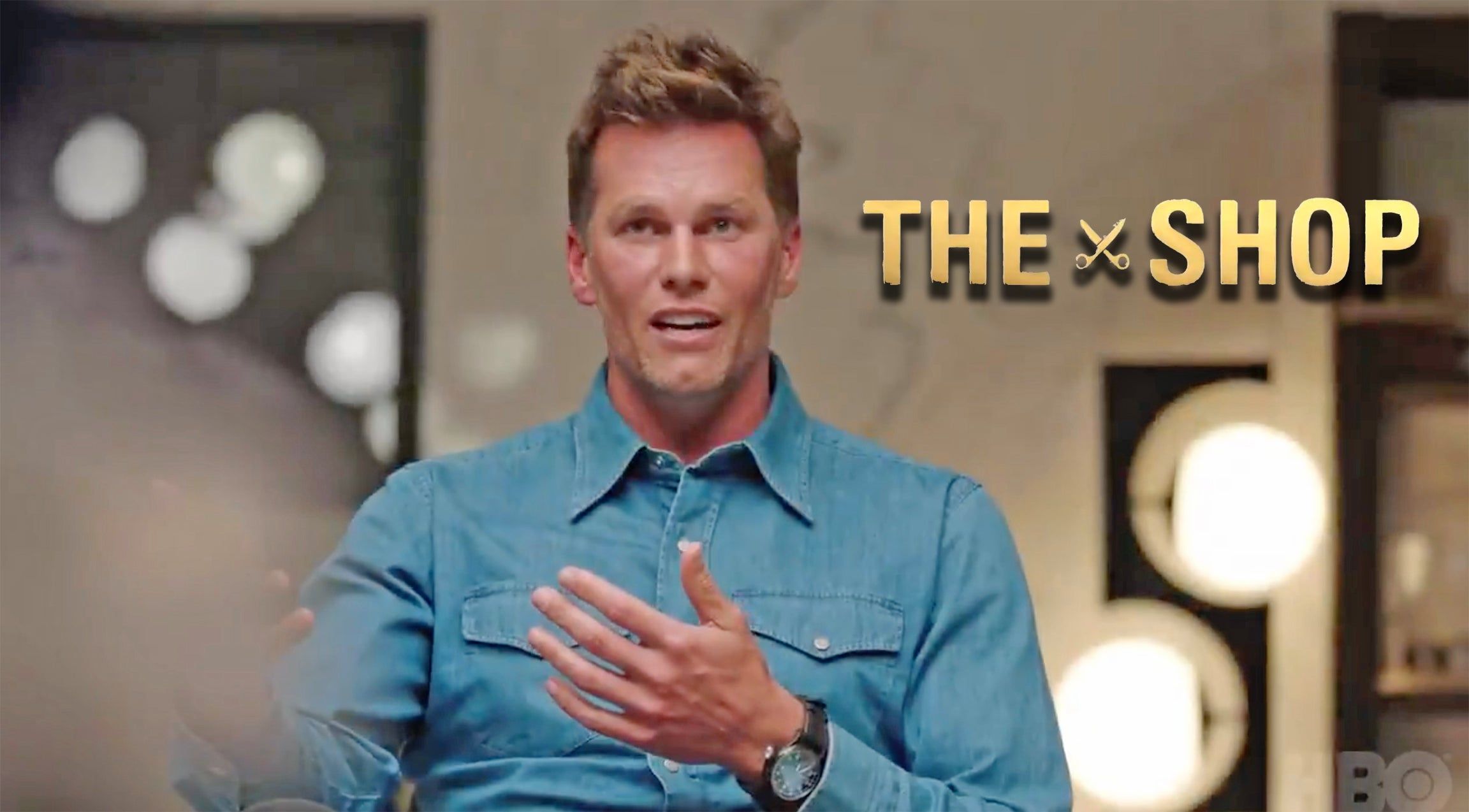 tom brady lebron james the shop