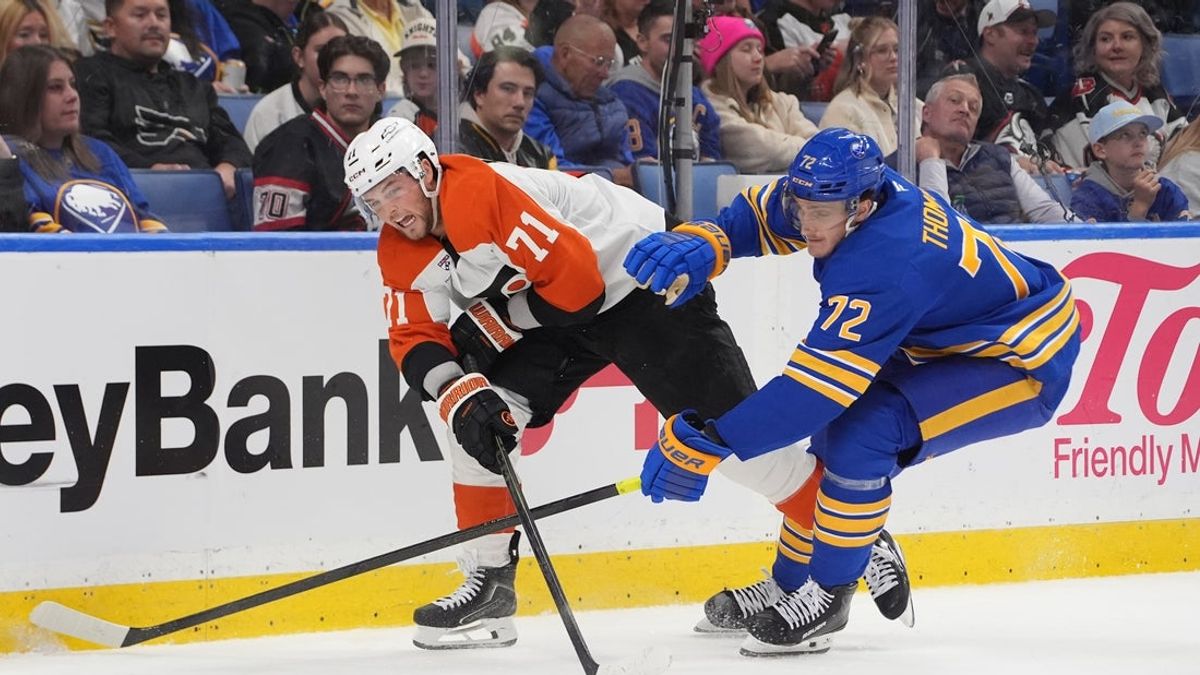 Familiar faces square off as ascending Flyers host road-weary Ducks