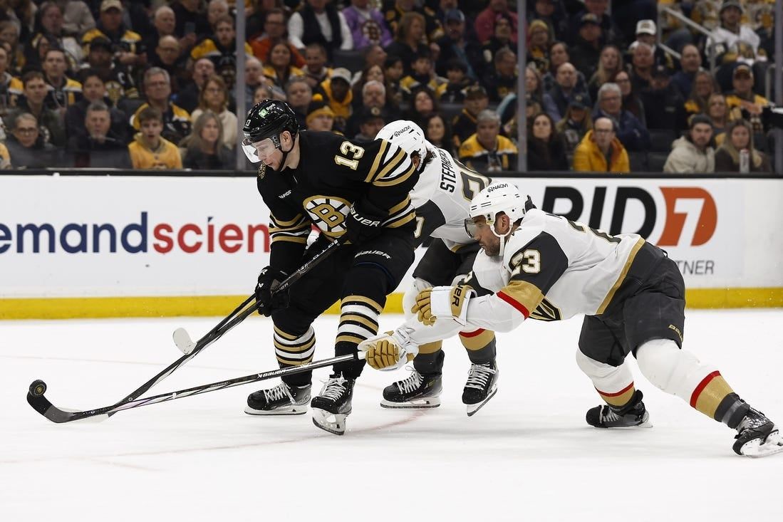 Deadspin | Morgan Geekie's Hat Trick Helps Bruins Edge Knights