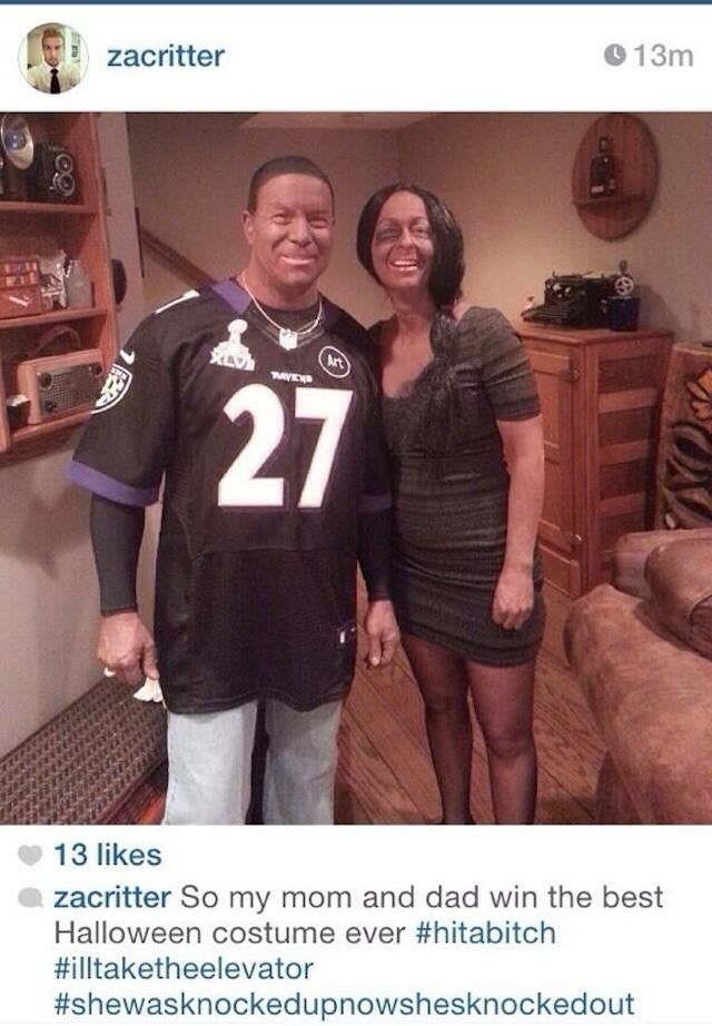 Deadspin | Ray Rice Blackface Halloween Costumes Are The Worst Idea