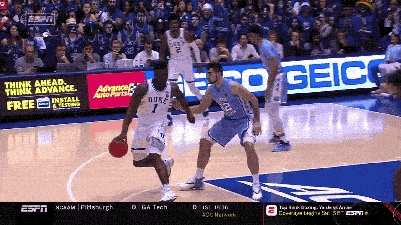 zion williamson breaks shoe