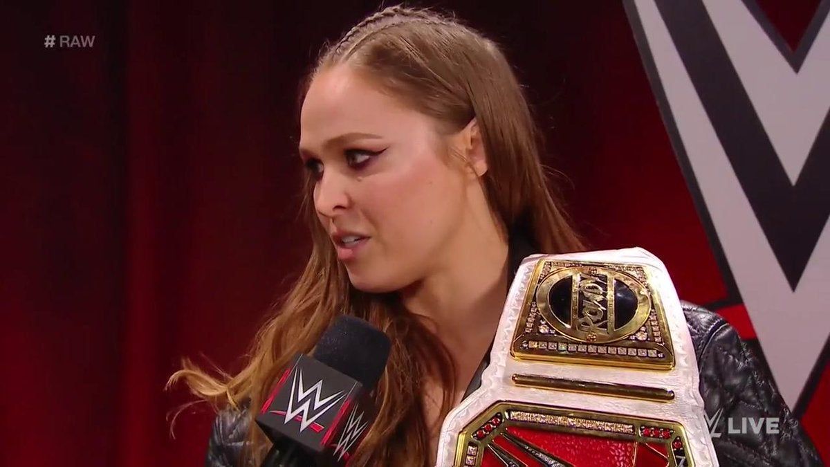 Deadspin | Ronda Rousey Basically Called Becky Lynch A Beta Snowflake Cuck  On <i>Raw</i> This Week