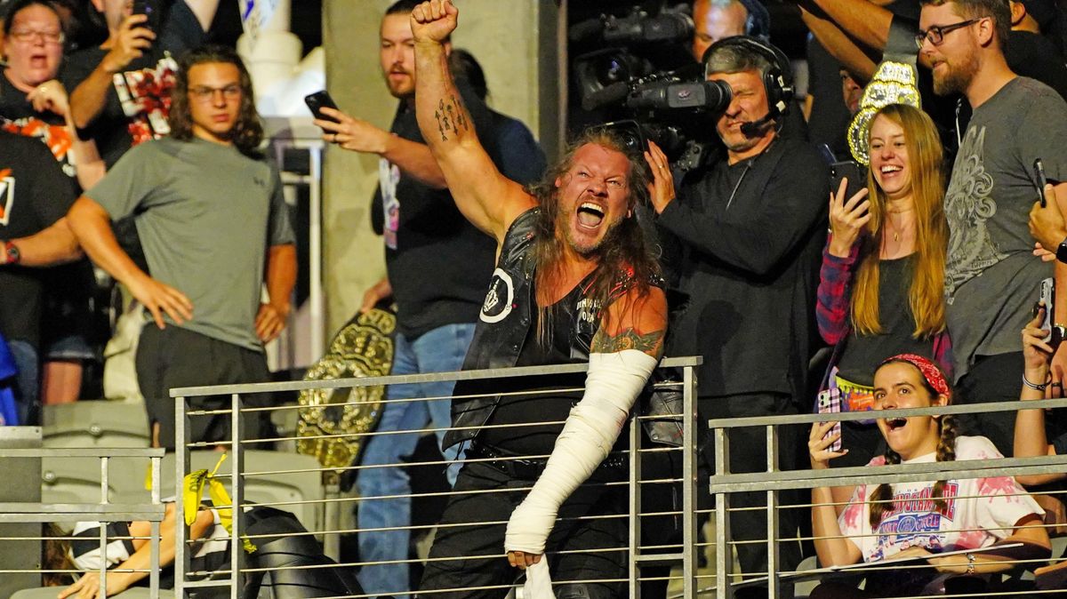 Wrestling in front of a live  audience is back, baby.
