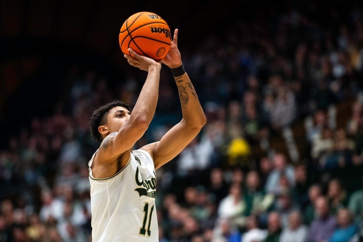 Colorado State's Nique Clifford puts up a free throw during a game against St. Mary's at Moby Arena in Fort Collins, Colo., on Saturday, Dec. 9, 2023.