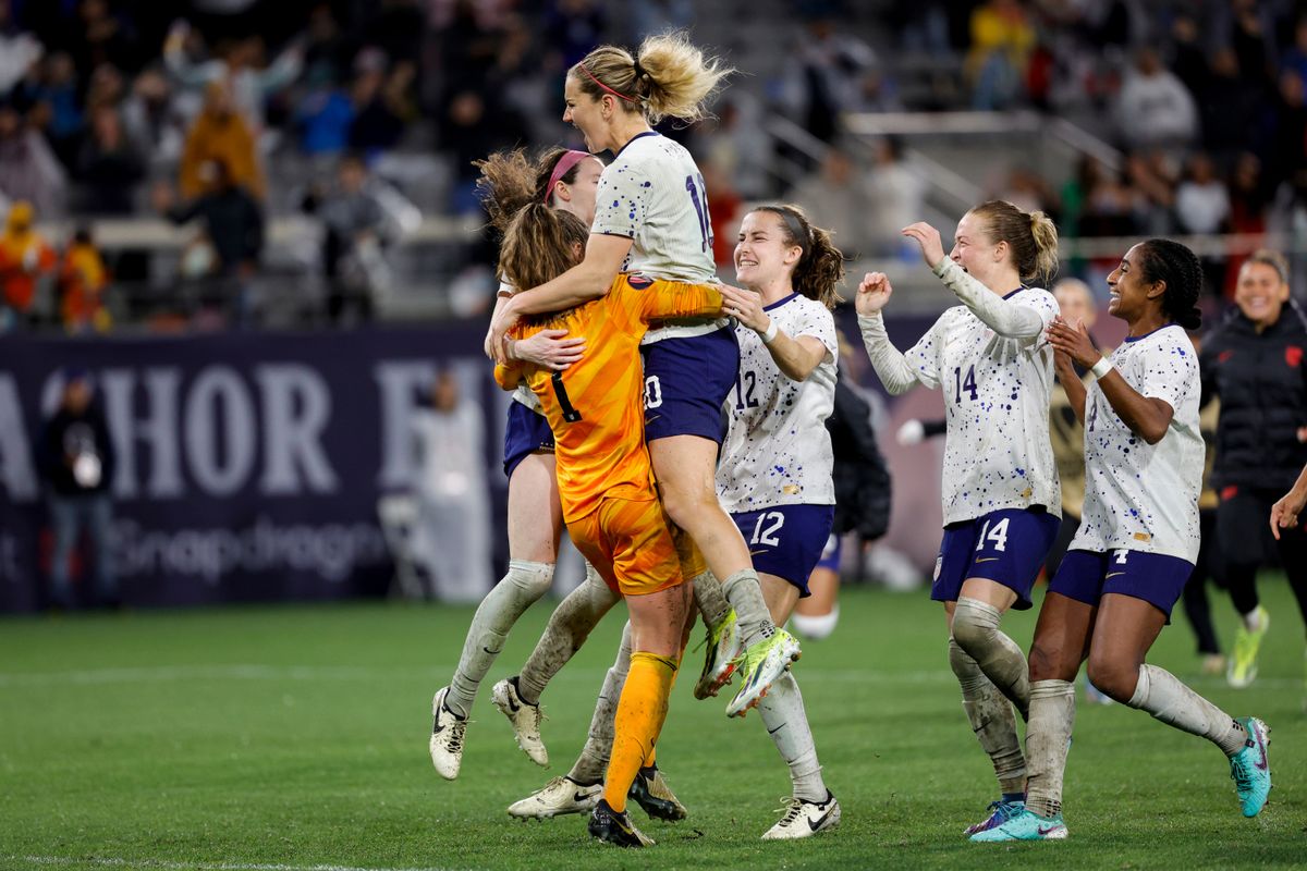 The USWNT won on penalties, 3-1
