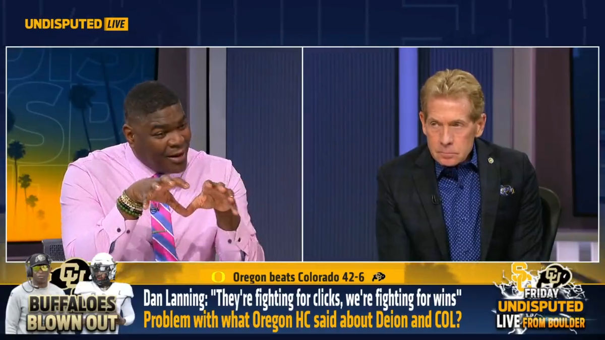 Keyshawn Johnson (l.) said that Dan Lanning got help in beating Colorado