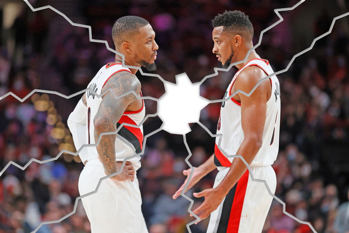 Dame Lillard (l.) and CJ McCollum