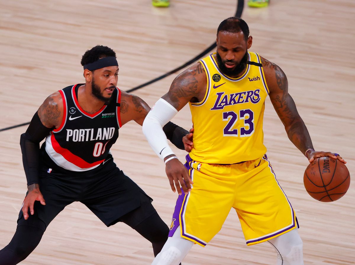 Melo and LeBron will finally be teammates in LA this season.