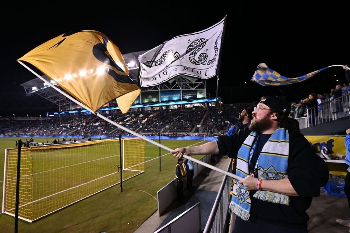 Sep 27, 2023; Philadelphia, Pennsylvania, USA; Philadelphia Union fans react against FC Dallas doing the first half at Subaru Park.