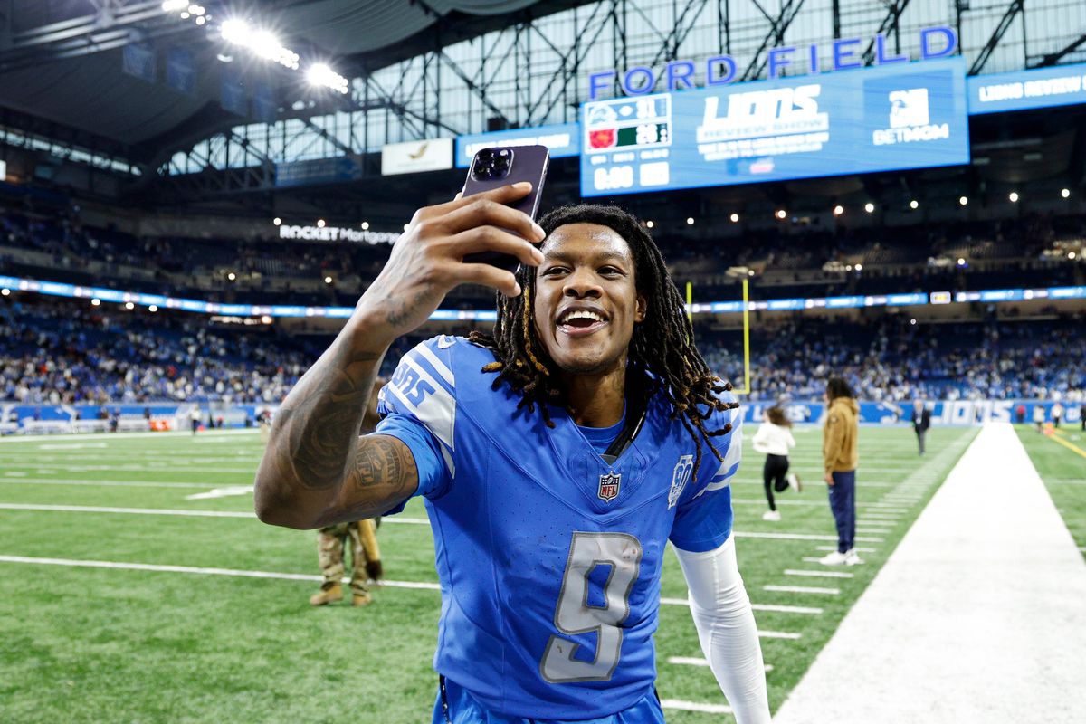 There is plenty to smile about for Jameson Williams and Detroit.