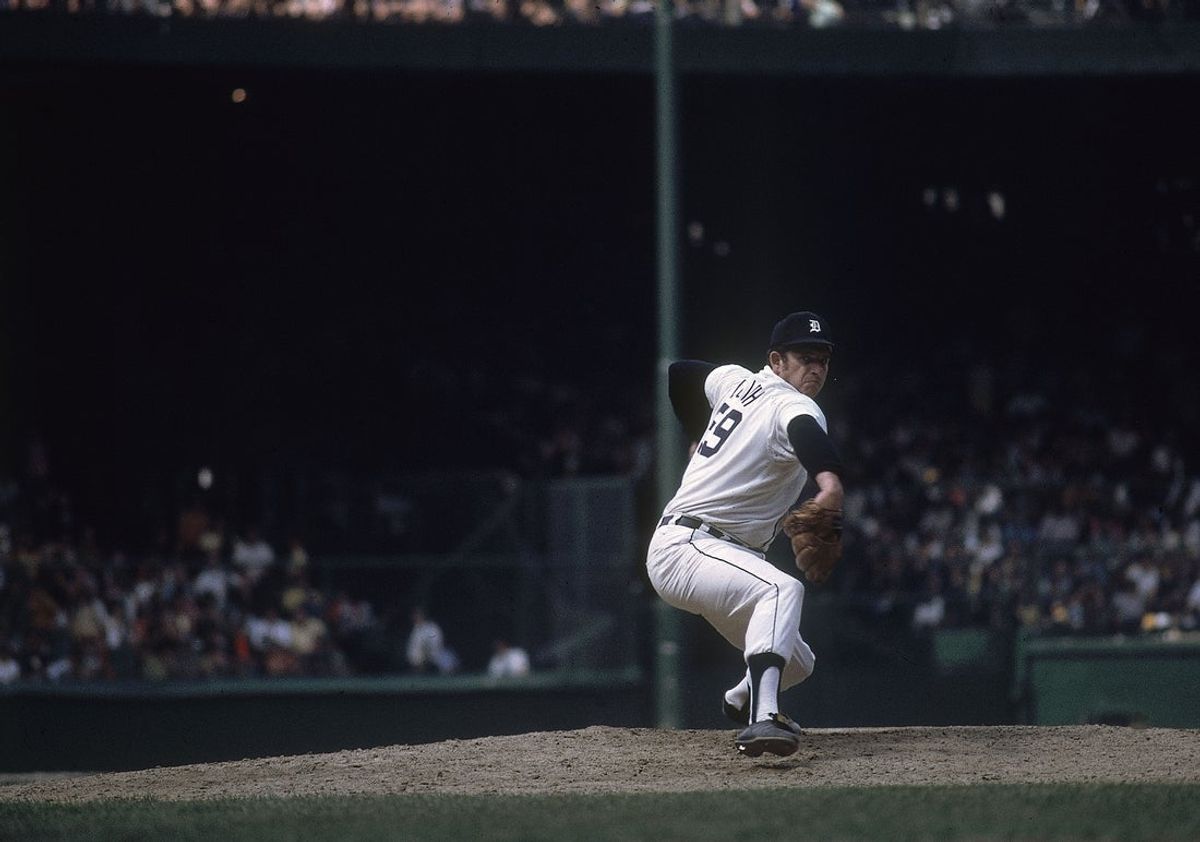 Unknown date and unknown location; USA, FILE PHOTO; Detroit Tigers pitcher Mickey Lolich in action. Mandatory Credit: Malcolm Emmons-USA TODAY Network.