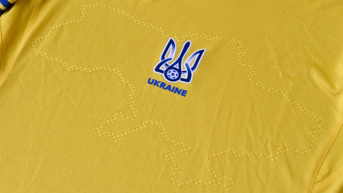 The new Ukrainian kits clearly show the outline of the Crimean Peninsula ... which everyone agrees is part of Ukraine except Russia.