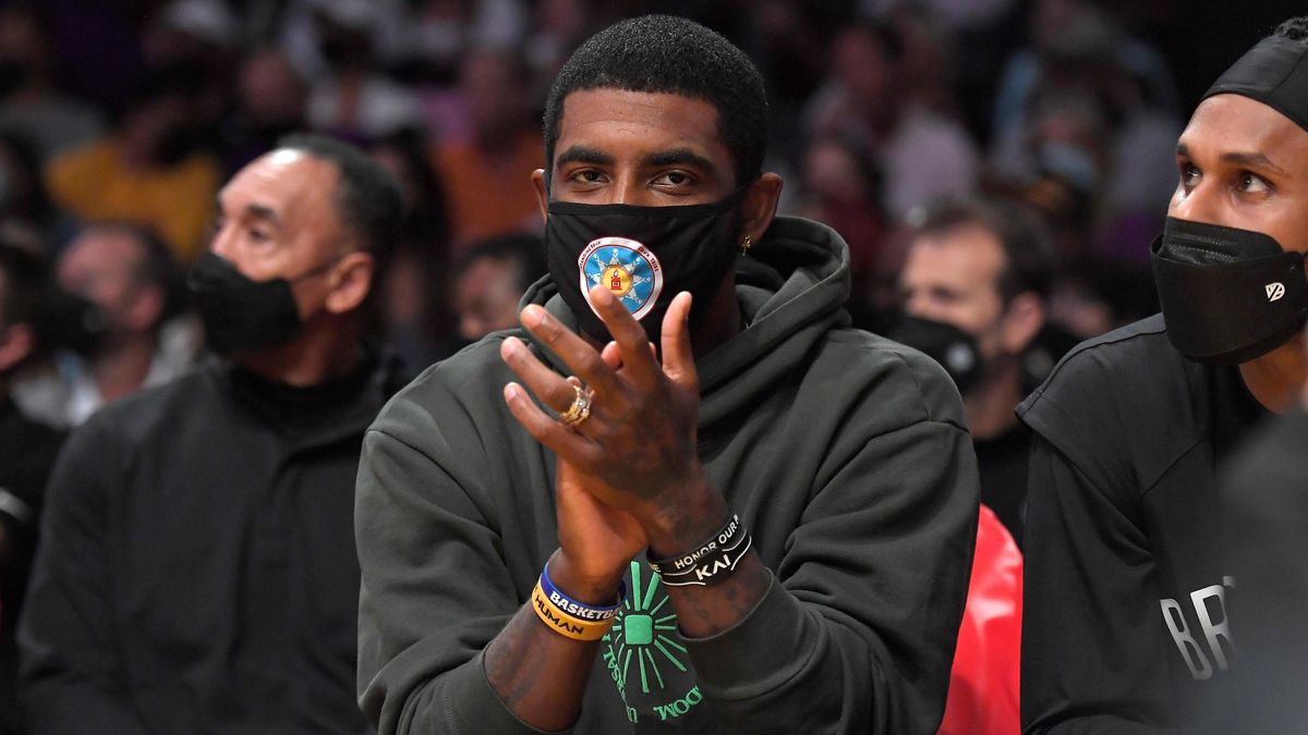 You’re on the wrong side, Kyrie.