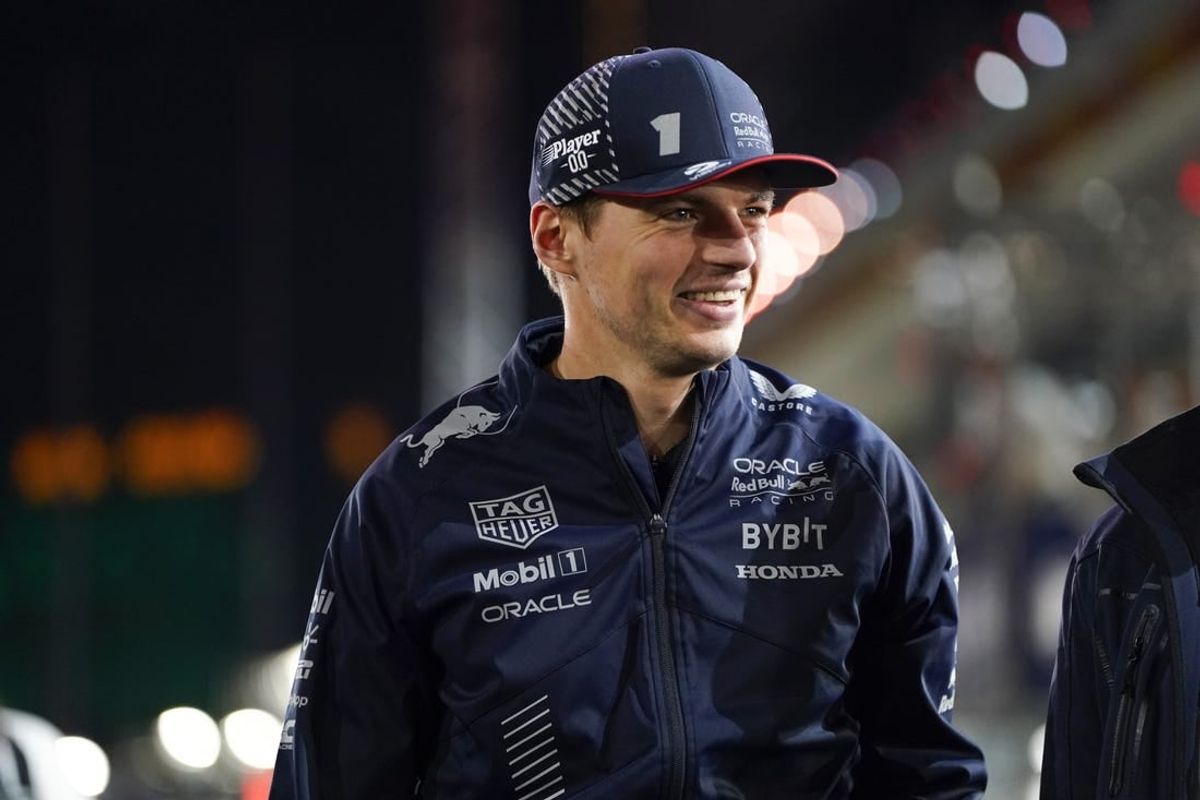 Nov 18, 2023; Las Vegas, Nevada, USA; Red Bull Racing Honda driver Max Verstappen of Netherlands (1) during the Formula 1 Heineken Silver Las Vegas Grand Prix at the Las Vegas Strip Circuit.