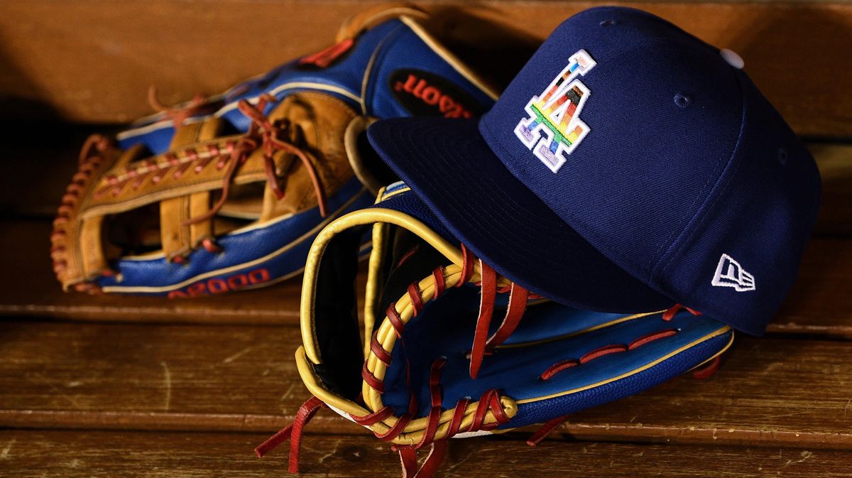 A special hat for LGBTQ+ Pride Night