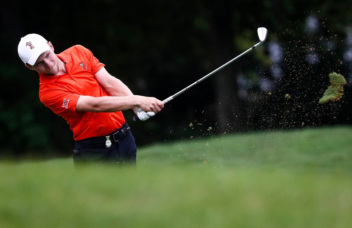 Rasmus Neergaard-Peterson drives the ball during the 2020 Western Amateur Championship at Crooked Stick Golf Club in Carmel, Ind., Saturday, August 1, 2020. Pierceson Coody won the championship round on Saturday afternoon.

2020 Western Amateur Championship