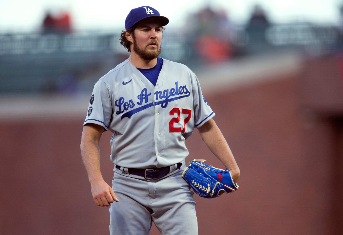 Trevor Bauer when he was still welcomed in Major League Baseball