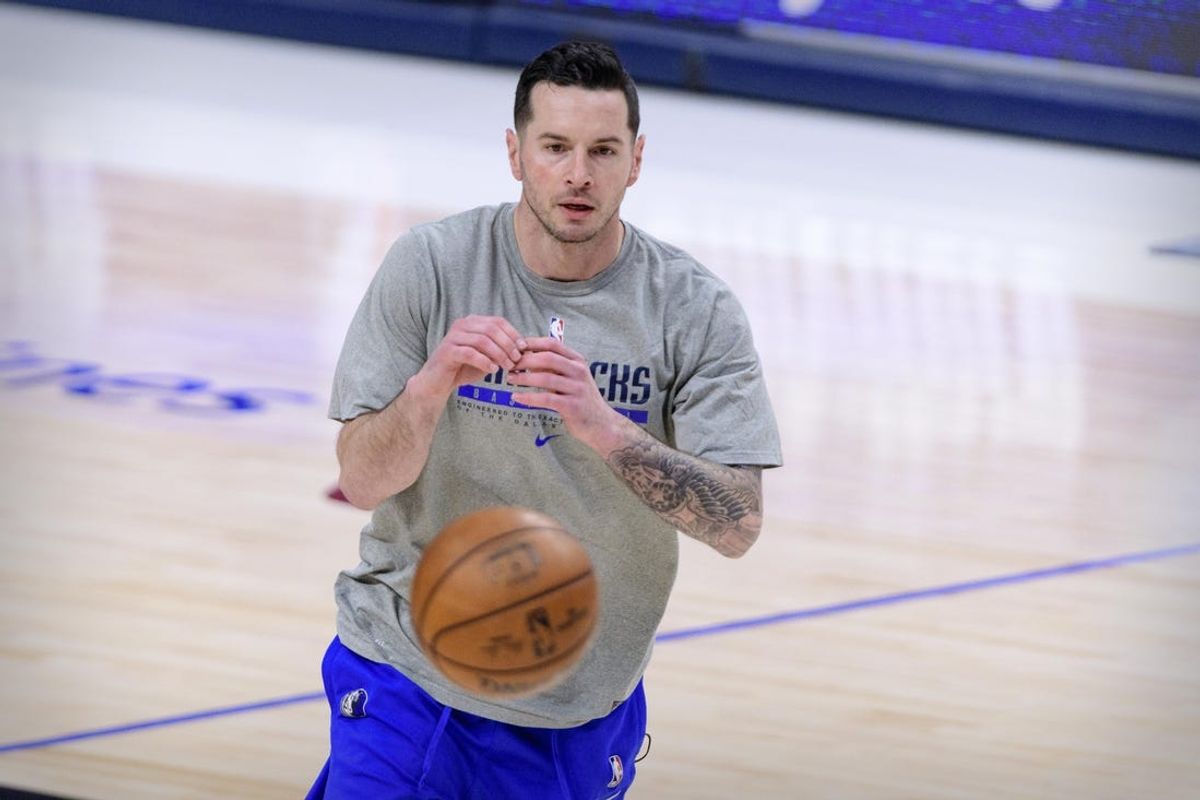 JJ Redick is reportedly the leading candidate to coach the Lakers next season. Mandatory Credit: Jerome Miron-USA TODAY Sports