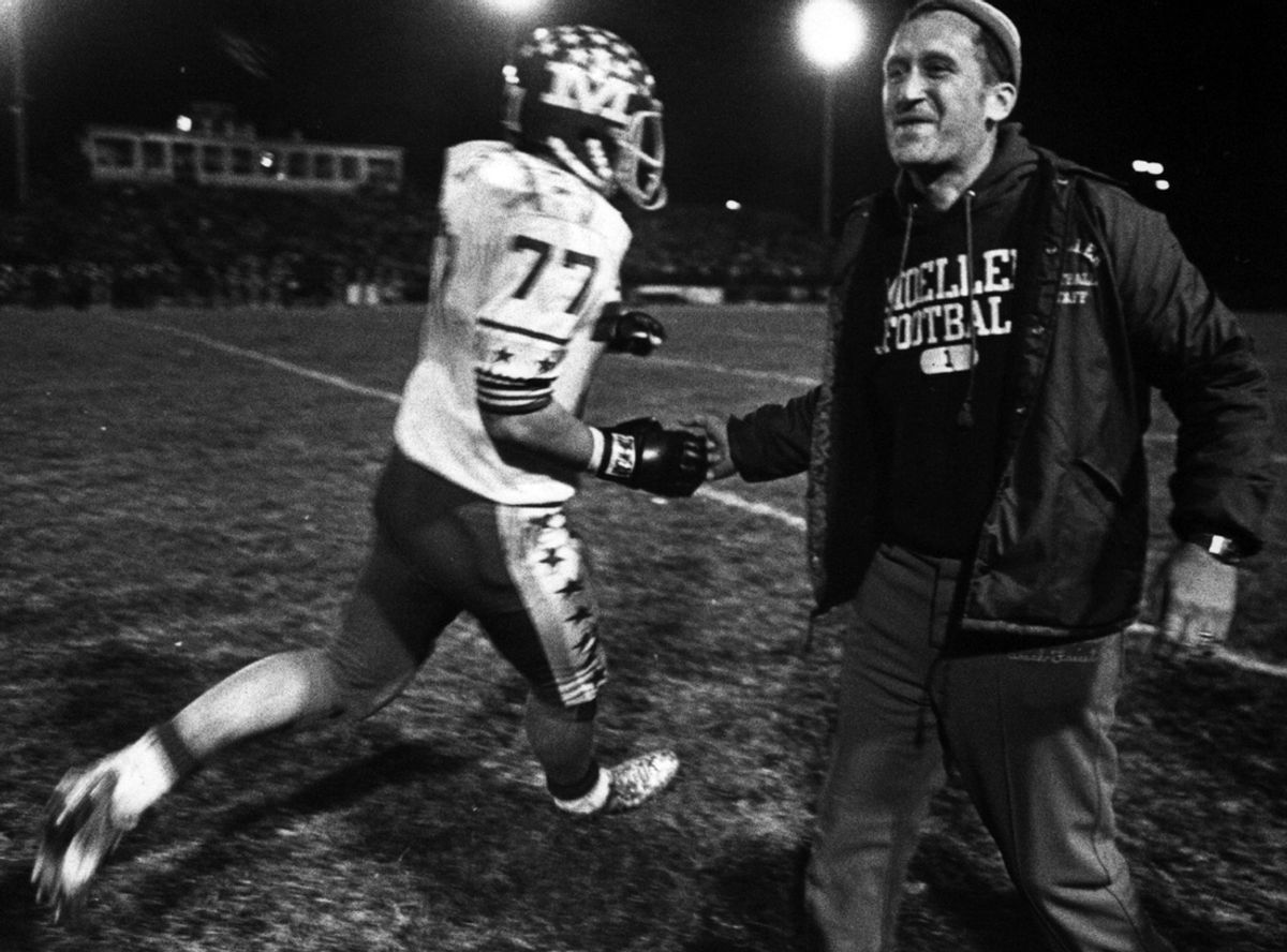 Gerry Faust coached at Archbishop Moeller in Cincinnati before leading Notre Dame for five seasons.