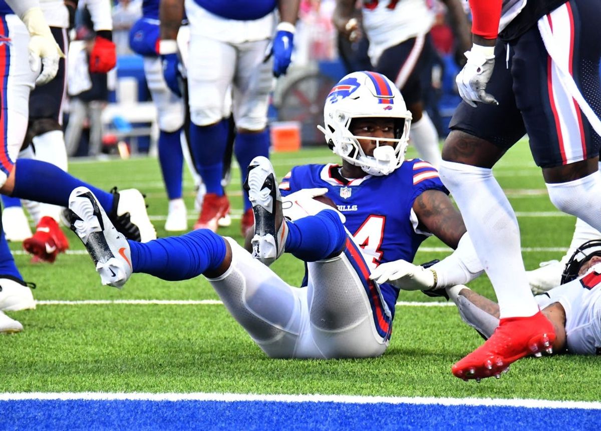 New Texans wide receiver Stefon Diggs (pictured with the Bills) is focused on being a great teammate in Houston. Mandatory Credit: Mark Konezny-USA TODAY Sports
