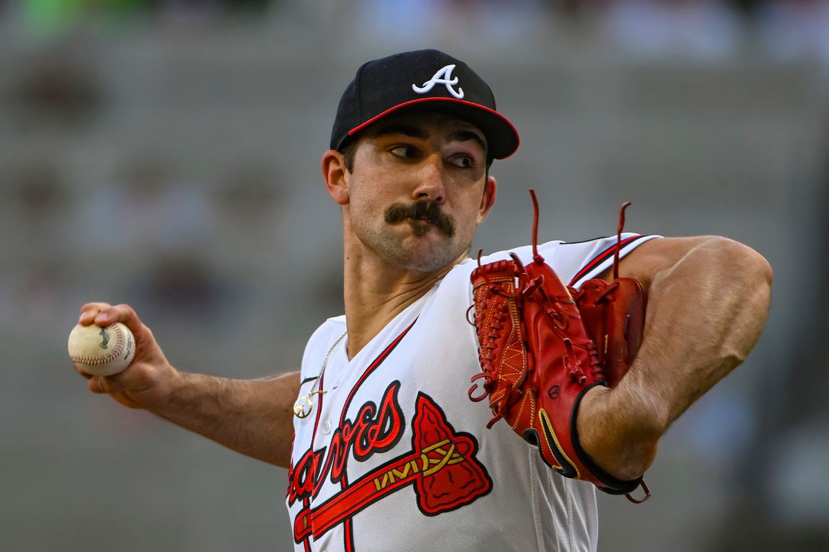 Atlanta Braves P Spencer Strider has a league-leading 146 Ks in 91.2 IP