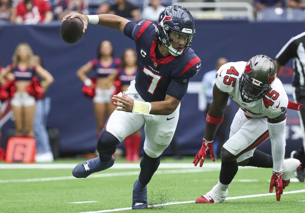 O quarterback do Houston Texans, C.J. Stroud. FOTO USA Today Sports Images