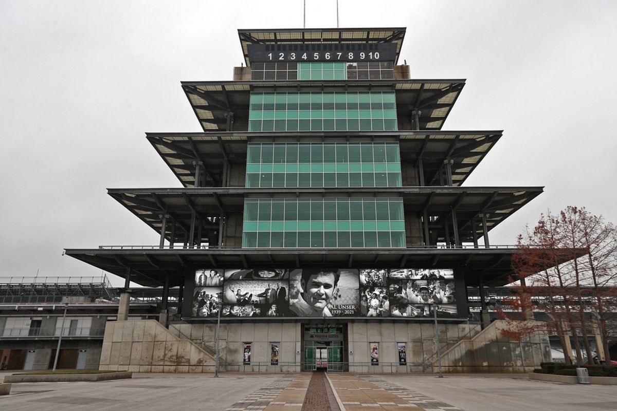 Al Unser Sr., four-time Indy 500 champion, died late Thursday evening Dec. 10, 2021, at age 82. The pylon and a video screen are lit up with a memorial to the racer Friday, Dec. 10, 2021 at the Indianapolis Motor Speedway.

Al Unser Sr Indy 500 Champions Indianapolis Motor Speedway Ims Indianapolis 500
