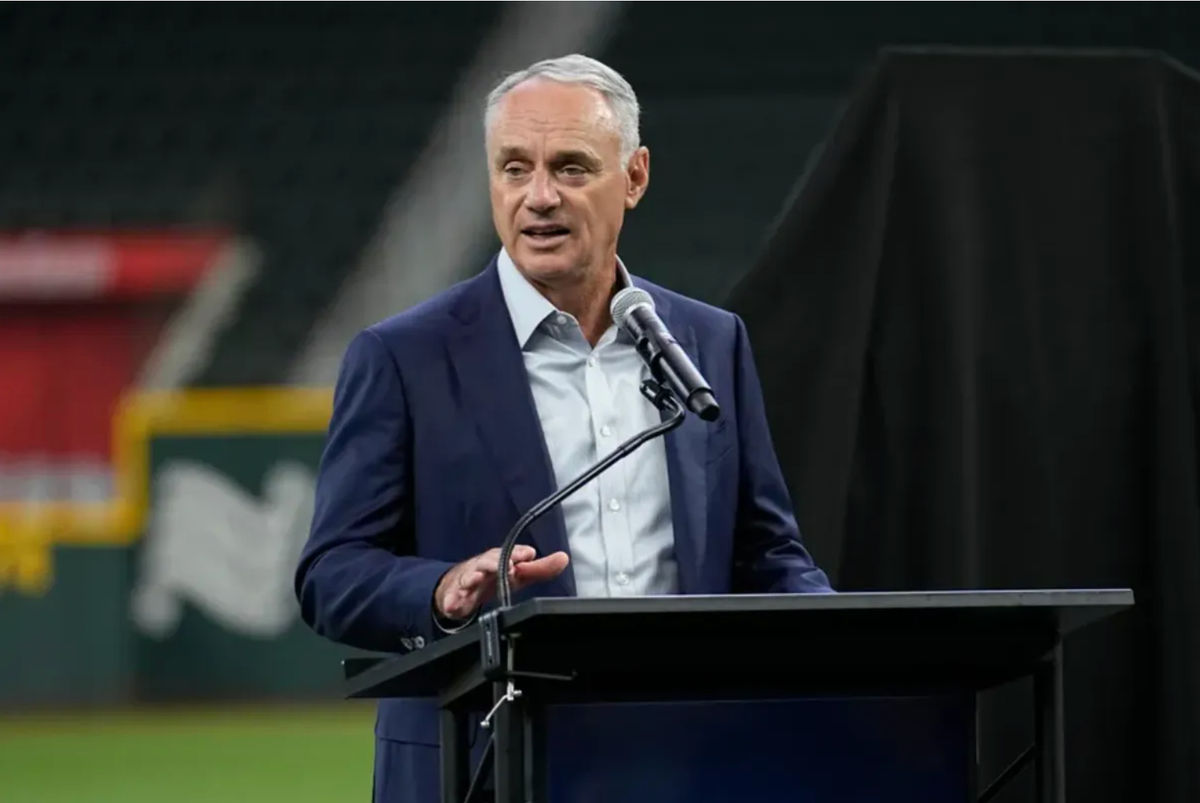 Rob Manfred fuente: AP