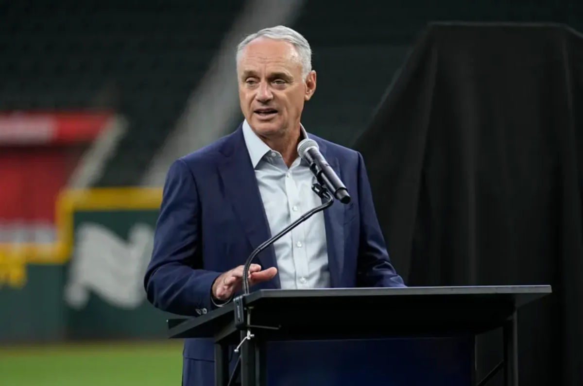 Rob Manfred fuente: AP