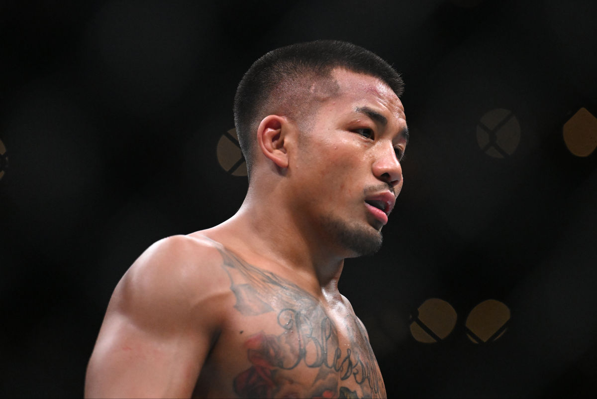 Sep 19, 2026; Los Angeles, California, USA; Joshua Van looks on before his flyweight title bout against Alexandre Pantoja (not pictured) during UFC 331 at Crypto.com Arena. Mandatory Credit: Griffin Hooper-Imagn Images
