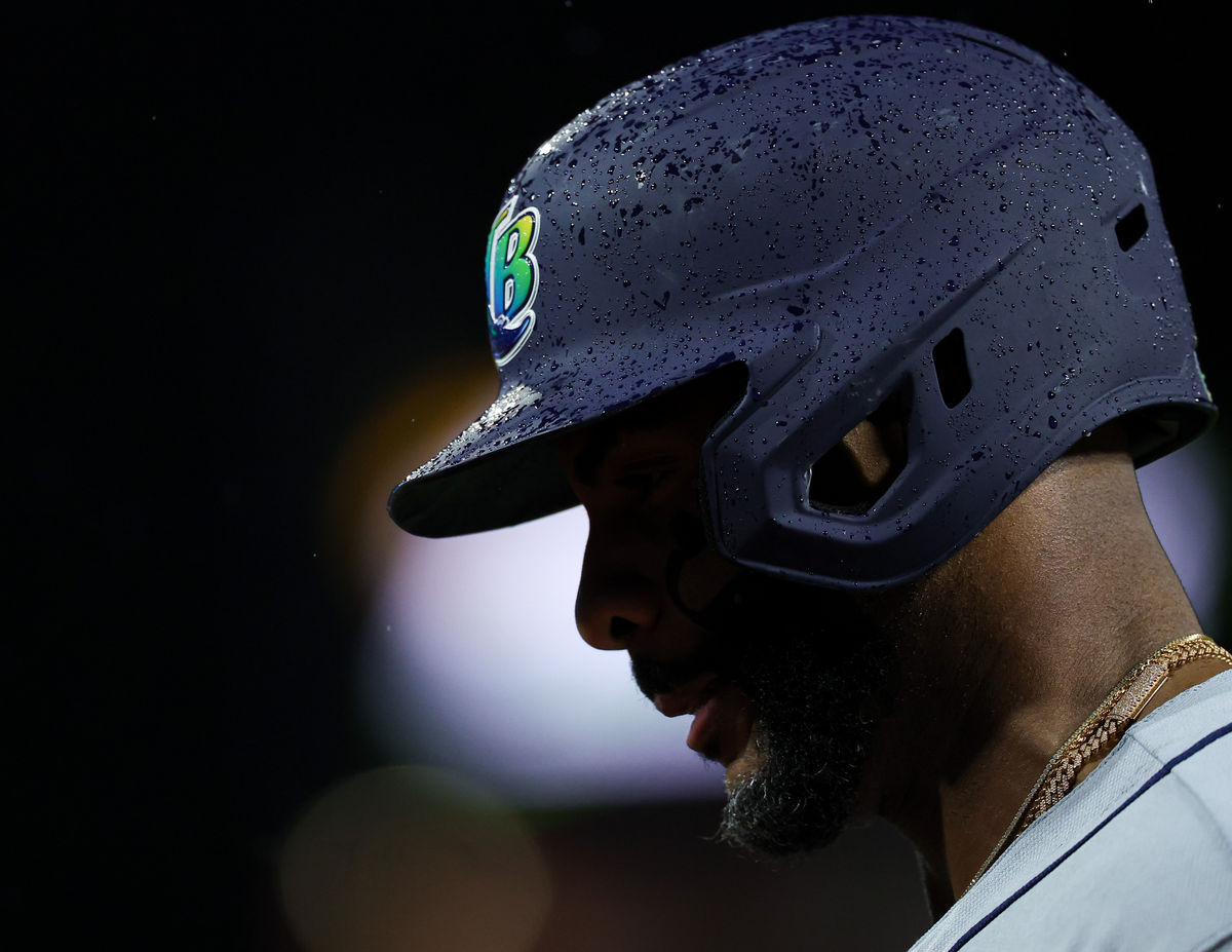 Sep 26, 2026; Philadelphia, Pennsylvania, USA; Tampa Bay Rays designated hitter Yandy Diaz (2) prepares to bat against the Philadelphia Phillies at Citizens Bank Park. Mandatory Credit: Bill Streicher-Imagn Images