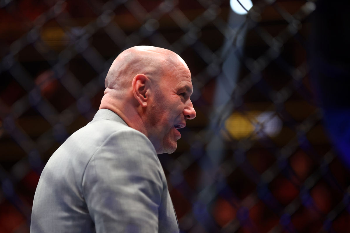 Jun 29, 2024; Las Vegas, Nevada, USA; UFC president Dana White during UFC 303 at T-Mobile Arena. Mandatory Credit: Mark J. Rebilas-USA TODAY Sports