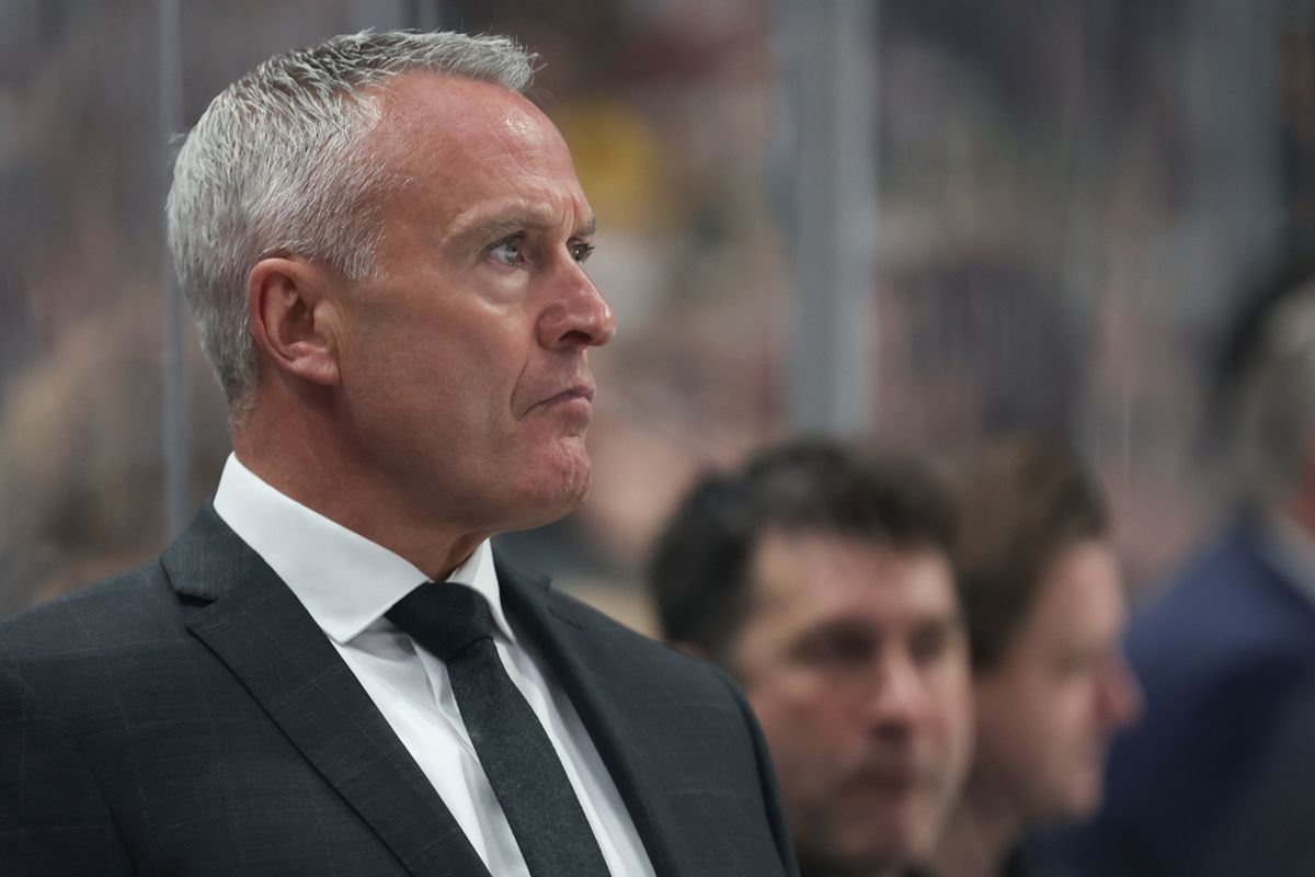 Dean Evason looks on during his time as head coach of the Minnesota Wild. Mandatory Credit: Matt Krohn-USA TODAY Sports
