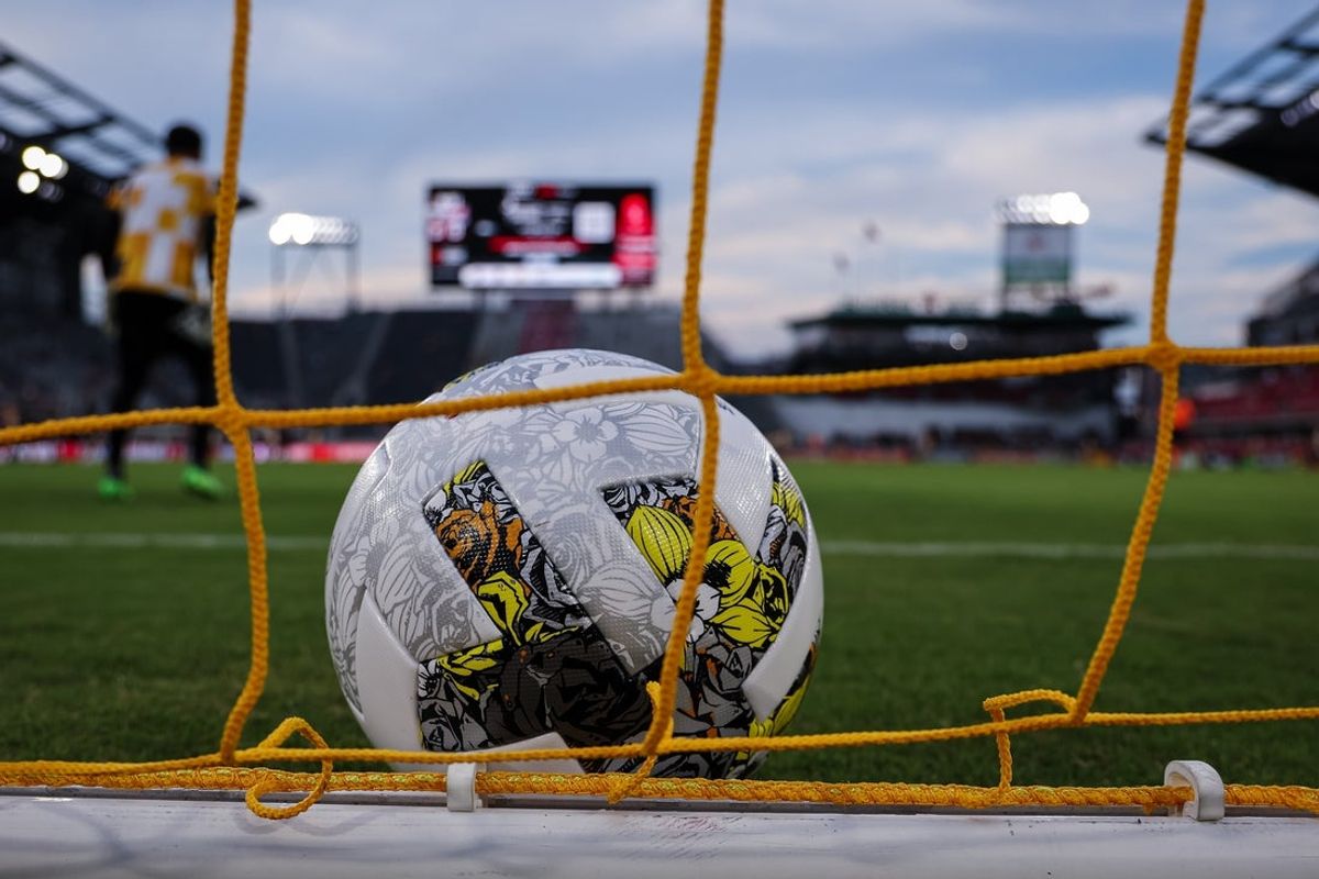 Sep 4, 2022; Washington, District of Columbia, USA; A general view of the MLS ball before the match between D.C. United and the Colorado Rapids at Audi Field. Mandatory Credit: Scott Taetsch-USA TODAY Sports