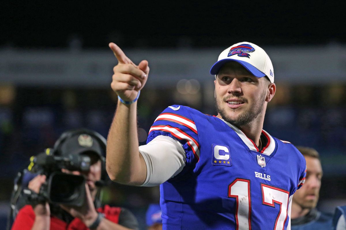 Buffalo Bills quarterback Josh Allen is one of the NFL's top young stars