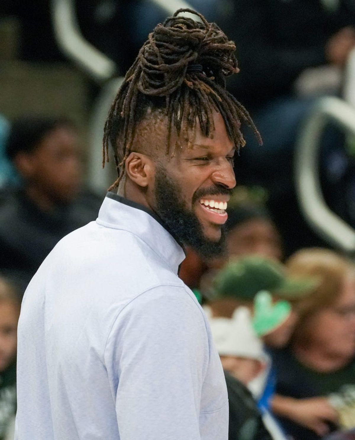 DeMarre Carroll seen during the Bucks open scrimmage Saturday, Oct. 15, 2022, at Fiserv Forum in Downtown Milwaukee. Ebony Cox / Milwaukee Journal Sentinel

Mjs Mjs 10152022 Bucks15 Ec274728