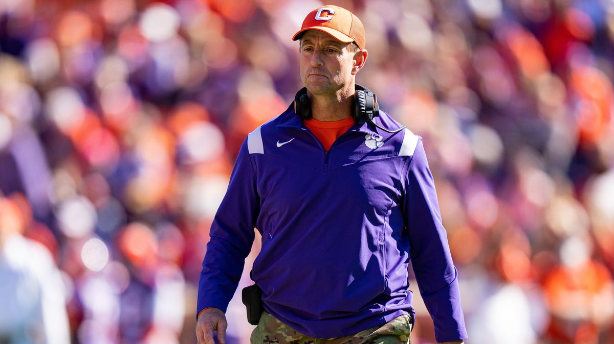 Dabo Swinney has opinions as jarring as his ridiculous camo pants