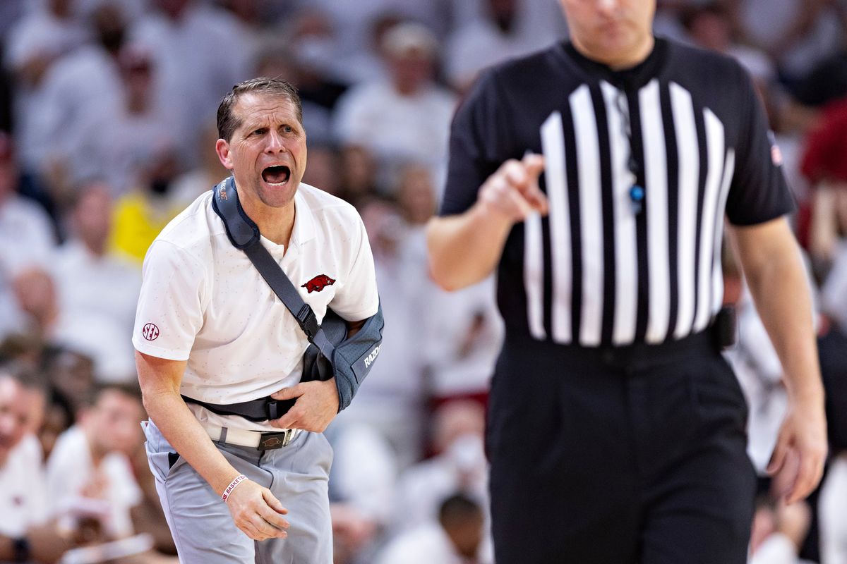 Arkansas head coach Eric Musselman