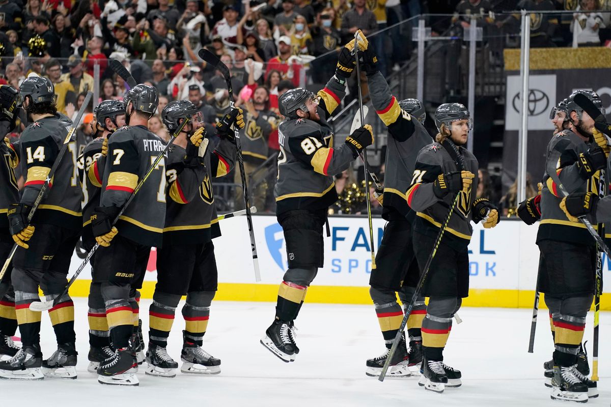 Vegas fucked Colorado up yesterday, 5-1, battling back to a 2-2 series tie.