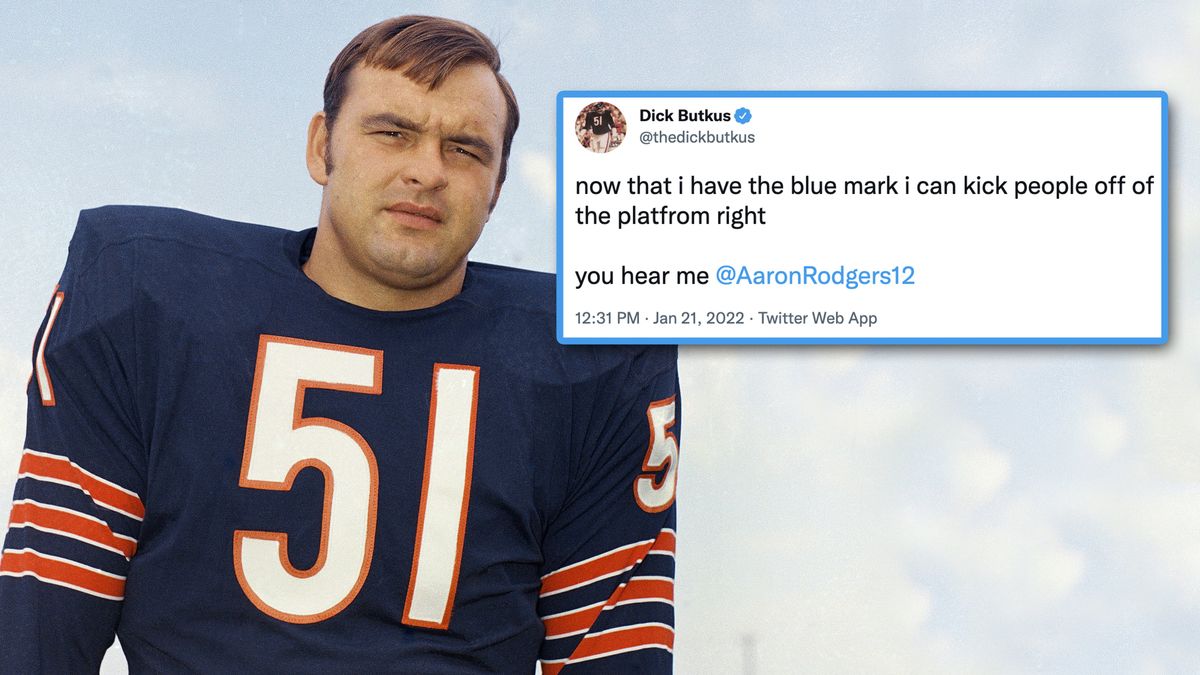 Dick Butkus’ hitting fools on Twitter like he did on the gridiron back in the day.