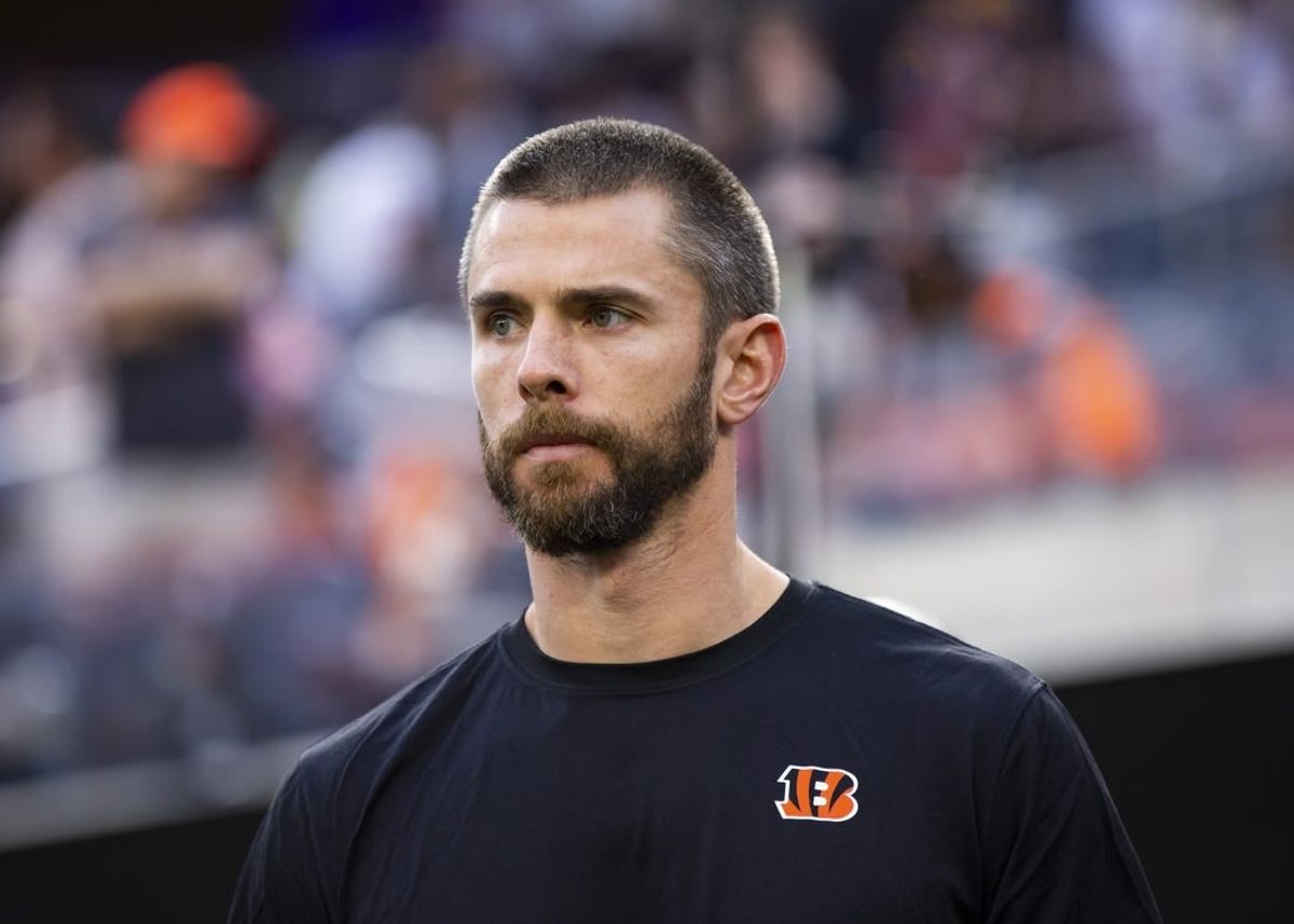 Feb 13, 2022; Inglewood, CA, USA; Cincinnati Bengals safeties coach Robert Livingston against the Los Angeles Rams in Super Bowl LVI at SoFi Stadium.