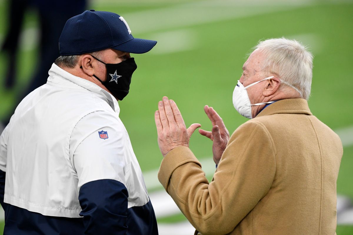 Mike McCarthy (l.) and Jerry Jones