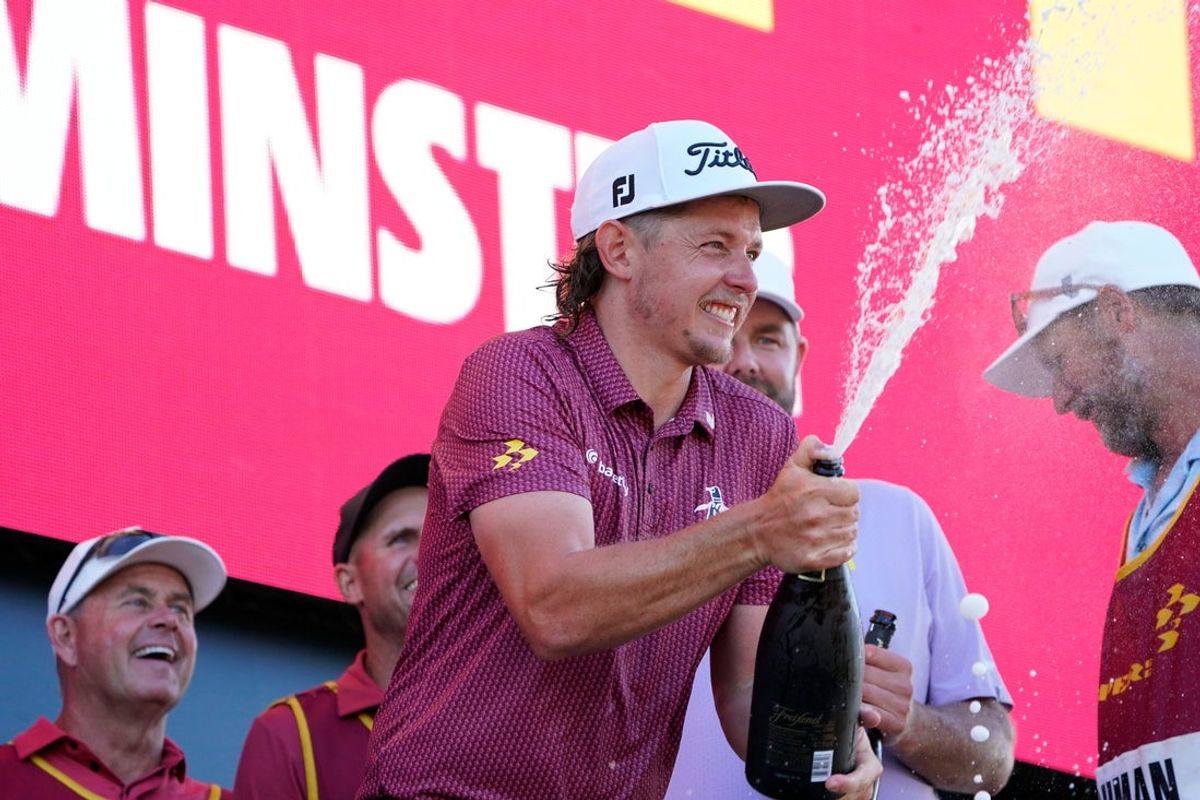 Cameron Smith and Ripper GC are the champions of the LIV Golf Bedminster golf tournament at Trump National Bedminster on Sunday, Aug. 13, 2023.