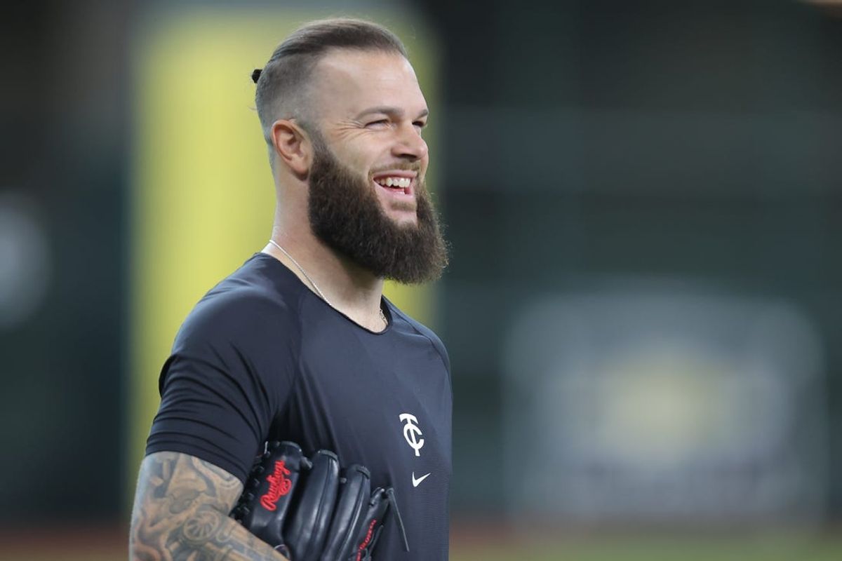 Oct 7, 2023; Houston, Texas, USA; Minnesota Twins pitcher Dallas Keuchel (60) looks on during batting practice before the game against the Houston Astros during game one of the ALDS for the 2023 MLB playoffs at Minute Maid Park. Mandatory Credit: Erik Williams-USA TODAY Sports