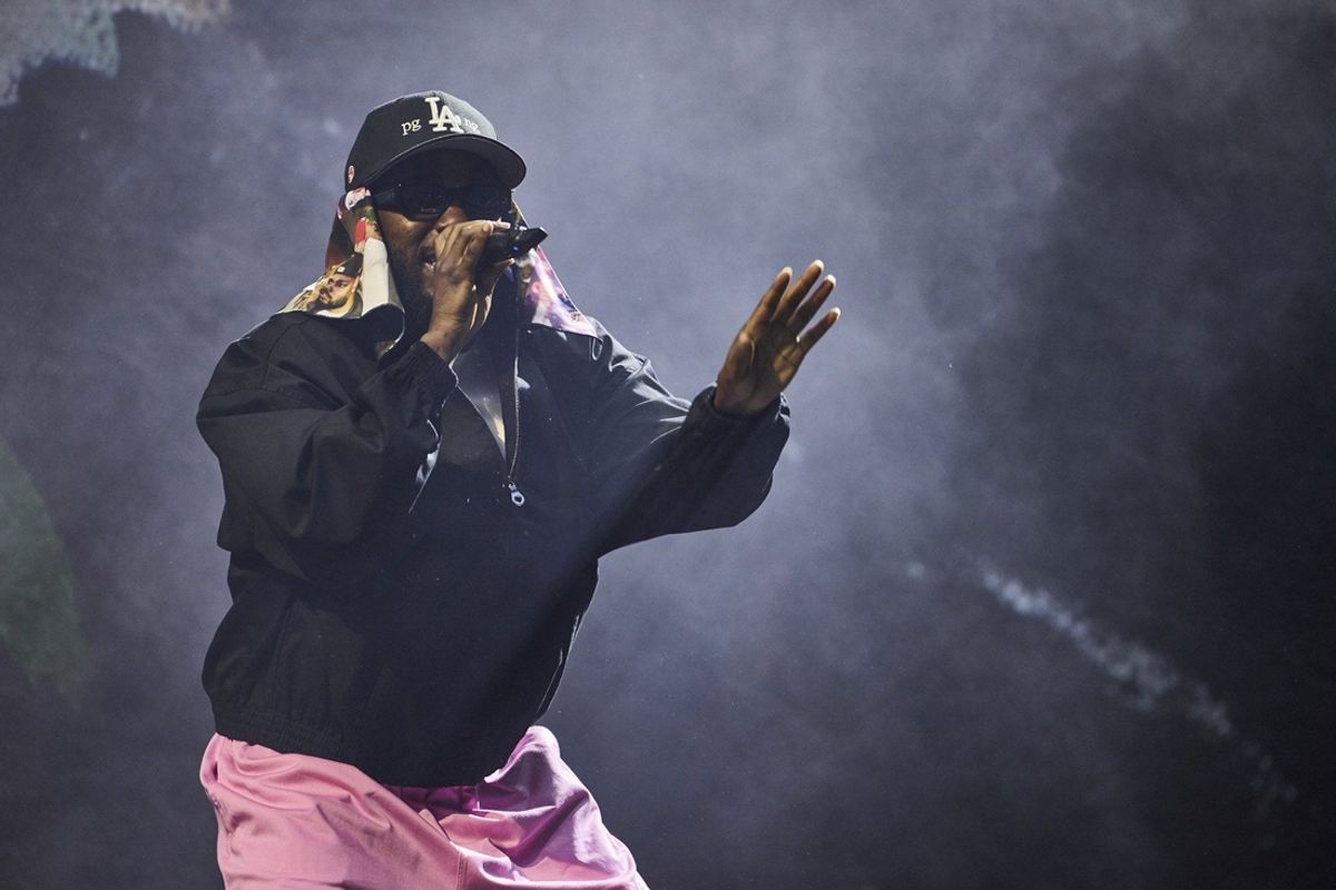 Kendrick Lamar performs Oct. 13, 2023, on the American Express stage during Austin City Limits Music Festival at Zilker Park.