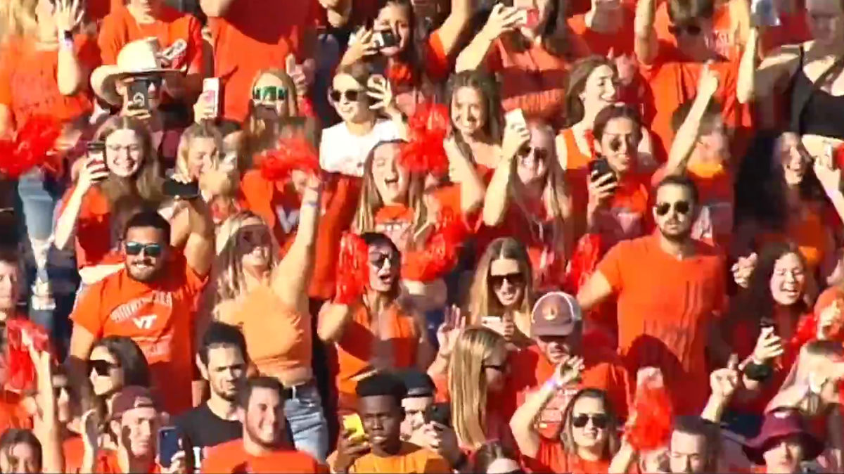Lane Stadium was packed on Friday.